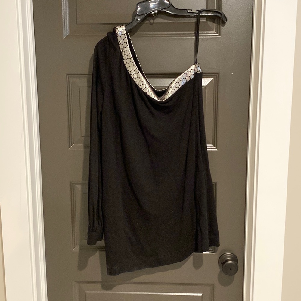 One shoulder mini dress